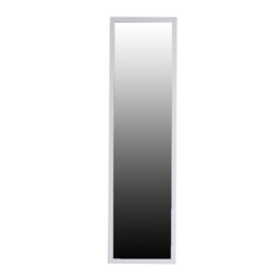 Single Monochrome Over The Door Mirror in Assorted styles - Size: 124 x 34cm - The Port. Co Gallery - Wilko - thumbnail 3