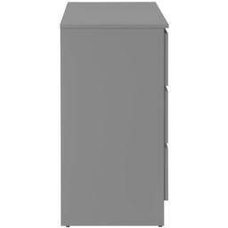 Oslo 3 Drawer Grey Chest of Drawers - Birlea - Wilko - thumbnail 7