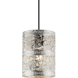 Clay Shade Polished Nickel - Wilko - thumbnail 6
