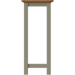 FWStyle Taberno Single Shelf Sage Green and Oak Side Table - Size: 55 x 27 x 24cm - Sage Gren - Wilko - thumbnail 4