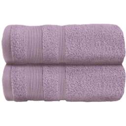 Allure Bath Fashions Luxury Zero Twist Egyptian Cotton Heather Hand Towel 2 Pack - Size: 50 x 85cm - Purple - Wilko - thumbnail 1