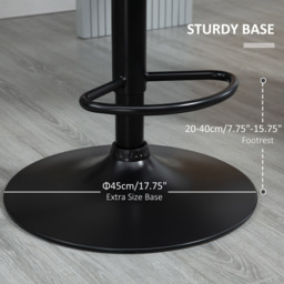 Portland Grey Luxurious Velvet Touch Bar Stool Set of 2 - Wilko - thumbnail 7