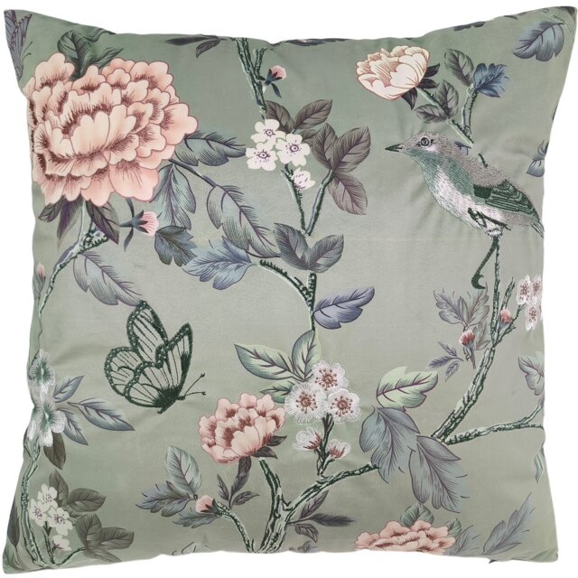 Eleanora Embroidered Cushion Multicolour - Wilko - image 1