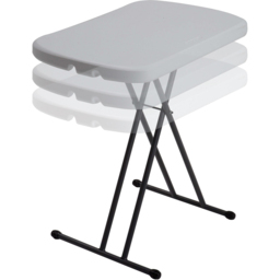 Lifetime Products Foldable Personal Table White - Size: 71.1 x 65.9 x 45.6cm - Wilko - thumbnail 5