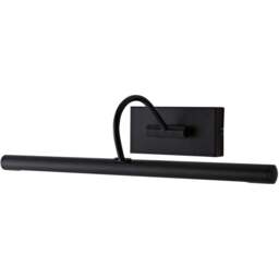 ValueLights Alana Matte Black LED Wall Light - Size: 20 x 11 x 46.5cm - Wilko