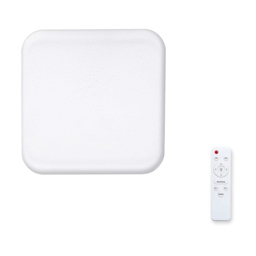 Milagro Palerm White LED Ceiling Lamp 230V - Size: 33 x 33 x 5cm - Wilko - thumbnail 4