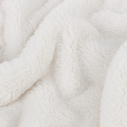 furn. Kallu Ecru Double-Sided Faux-Fur Throw 130 x 180cm - Size: 180 x 130 x 1cm - Cream - Wilko - thumbnail 5