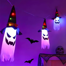 Jaoyeh LED Black Wizard Hat String Light Set 5 Pack - Size: 3 x 20 x 45cm - White - Wilko - thumbnail 4
