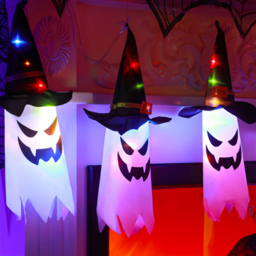 Jaoyeh LED Black Wizard Hat String Light Set 5 Pack - Size: 3 x 20 x 45cm - White - Wilko - thumbnail 3