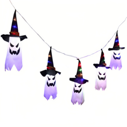 Jaoyeh LED Black Wizard Hat String Light Set 5 Pack - Size: 3 x 20 x 45cm - White - Wilko