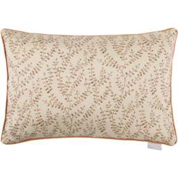 Voyage Maison Eden Sienna Printed Feather Rich Cushion 40 x 60cm - Size: 60 x 40cm - Orange - Wilko