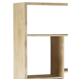 Brooklyn Huyen 2 Door 5 Shelf Light Gold Large Bookcase - Brown - Wilko - thumbnail 4