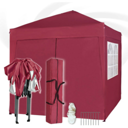 Red 2 x 2m Pop Up Gazebo with Removable Sidewalls - MCC - Wilko - thumbnail 3