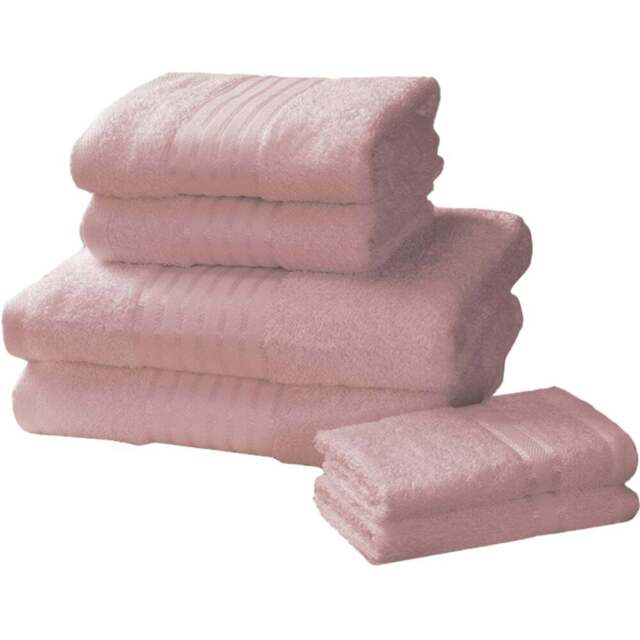 Rapport Home Windsor Pink Cotton Face Cloth - Size: 0.1 x 30 x 30cm - Wilko - image 1