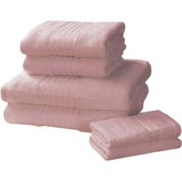 Rapport Home Windsor Pink Cotton Face Cloth - Size: 0.1 x 30 x 30cm - Wilko