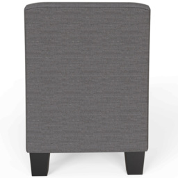 GFW Verona Charcoal Grey Upholstered Window Seat - Size: 41 x 107 x 56cm - Wilko - thumbnail 5
