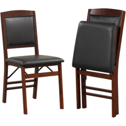 Costway Set of 2 Brown Dining Chair - Wilko - thumbnail 4