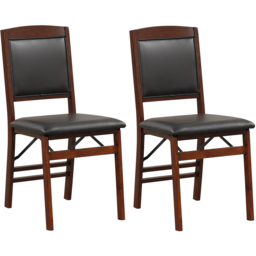 Costway Set of 2 Brown Dining Chair - Wilko - thumbnail 3