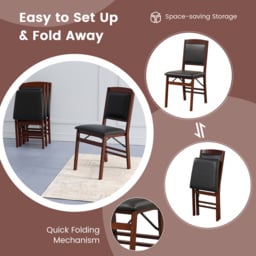 Costway Set of 2 Brown Dining Chair - Wilko - thumbnail 6