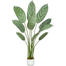 Bird of Paradise Artificial Indoor Plant 110cm - Size: 110 x 30 x 30cm - Green - MCC - Wilko - thumbnail 1
