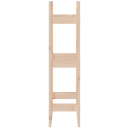 vidaXL Natural Pine Wood Firewood Log Holder 100 x 41 x 25cm - n/a - Wilko - thumbnail 6