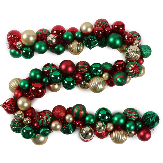 Sleigh Bells Classic Ring Bauble Garland Multicolour - Sleigh Bells Ring - Wilko - image 1