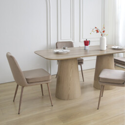 Pair of Elowyn Dining Chairs Taupe - Wilko - thumbnail 4