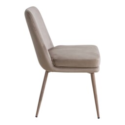 Pair of Elowyn Dining Chairs Taupe - Wilko - thumbnail 6