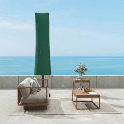 Outsunny Dark Green Large Waterproof Garden Banana Umbrella Parasol Cover 240 x 48cm - Size: 0.1 x 240 x 70cm - Wilko - thumbnail 6