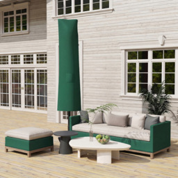 Outsunny Dark Green Large Waterproof Garden Banana Umbrella Parasol Cover 240 x 48cm - Size: 0.1 x 240 x 70cm - Wilko - thumbnail 3