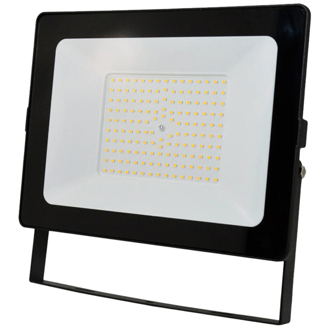 ENER-J 6000K 100W Slim LED Floodlight - Size: 40 x 20 x 10cm - Black - Wilko - image 1