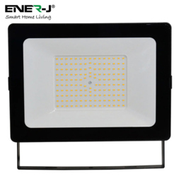 ENER-J 6000K 100W Slim LED Floodlight - Size: 40 x 20 x 10cm - Black - Wilko - thumbnail 4