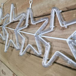 Samuel Alexander 7 Star Silhouette LED Rope Light Christmas Decoration 120cm - Size: 20 x 120 x 20cm - White - Wilko - thumbnail 5