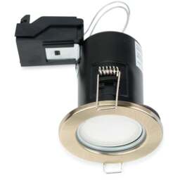 ValueLights Antique Brass Cool White LED Ceiling Downlight 20 Pack - Gold - Wilko