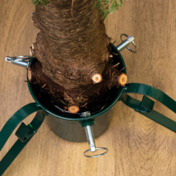 St Helens Traditional Christmas Tree Free Stand - Size: 140 x 370 x 370cm - Green - Wilko - thumbnail 5
