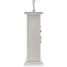Acctim Gainsborough Silver Colour Carriage Clock - Size: 5.2 x 12.3 x 14.5cm - Wilko - thumbnail 5