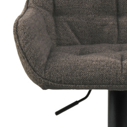 Florence Brooke Taupe Height Adjustable Swivel Bar Stool Set of 2 - Blue - Furniture To Go - Wilko - thumbnail 7