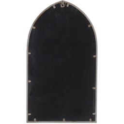 Living and Home Brown Arched Metal Window Mirror 48 x 82.5cm - Size: 82 x 48cm - Grey - Wilko - thumbnail 5