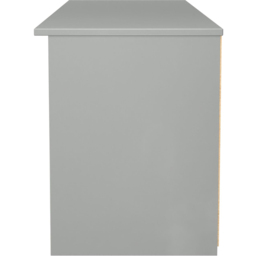 Crowndale Milan Single Drawer 5 Shelf Dusk Grey Wide TV Unit Ready Assembled - Size: 50 x 144 x 39cm - Wilko - thumbnail 4