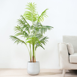 Palm Tree Indoor Artificial Plant 120cm - Size: 120 x 30 x 30cm - Green - MCC - Wilko - thumbnail 3