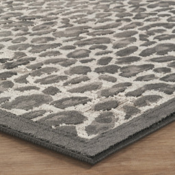 Mayfair Living Room Area Rug Metallic Sheen Contemporary Modern Leopard Design - Black 160cm x 230cm - Size: 230 x 160 x 0.7cm - Desire Rugs - Wilko - thumbnail 5