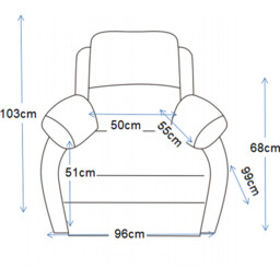 Milano Charcoal Grey Fabric Manual Recliner Chair - Size: Single - Wilko - thumbnail 6
