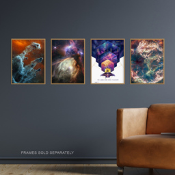 Artery8 NASA James Webb Space Telescope Pillars Creation Wall Art Print 30 x 41cm 4 Pack - Size: 40.5 x 30.5 x 0.3cm - Multi - Wilko - thumbnail 3
