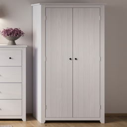 Havana 2 Door White Wardrobe - LPD Home - Wilko - thumbnail 7