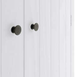 Havana 2 Door White Wardrobe - LPD Home - Wilko - thumbnail 6