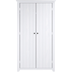 Havana 2 Door White Wardrobe - LPD Home - Wilko - thumbnail 3