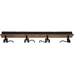 Cosylyte Kendan Matt Black 4 Light Wire Shade Spotlight - Size: 75.5 x 17.5 x 13.5cm - Brown - Wilko - thumbnail 6