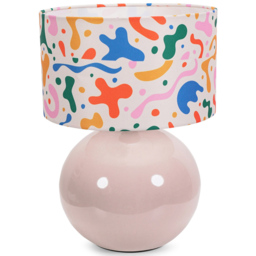 ValueLights Abbie Small Drum Shade - Size: 15 x 25 x 25cm - Multi - Wilko - thumbnail 4
