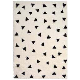 Homemaker Multicolour Snug Triangles Shaggy Rug 80 x 120cm - Wilko - thumbnail 1