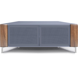 MDA Designs Corvus 2 Door Grey and Walnut TV Cabinet - Size: 45 x 120 x 47cm - Multi - Wilko - thumbnail 3